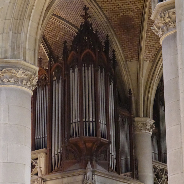 Alte Chororgel (Lachmayr/Mauracher, 1887/1931/1951, 53/III/P) im Mariendom Linz / © Dommusikverein Linz/Stefanie Petelin Alte Chororgel (Lachmayr/Mauracher, 1887/1931/1951, 53/III/P) im Mariendom Linz