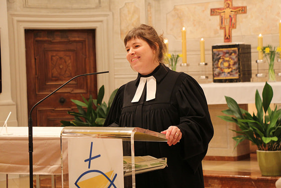 Pfarrerin Mag.a Veronika Obermeir-Siegrist von der Evangelischen Kirche A.B.