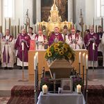 Begräbnisgottesdienst für Josef Ahammer in der Pfarrkirche Linz-Hl. Familie
